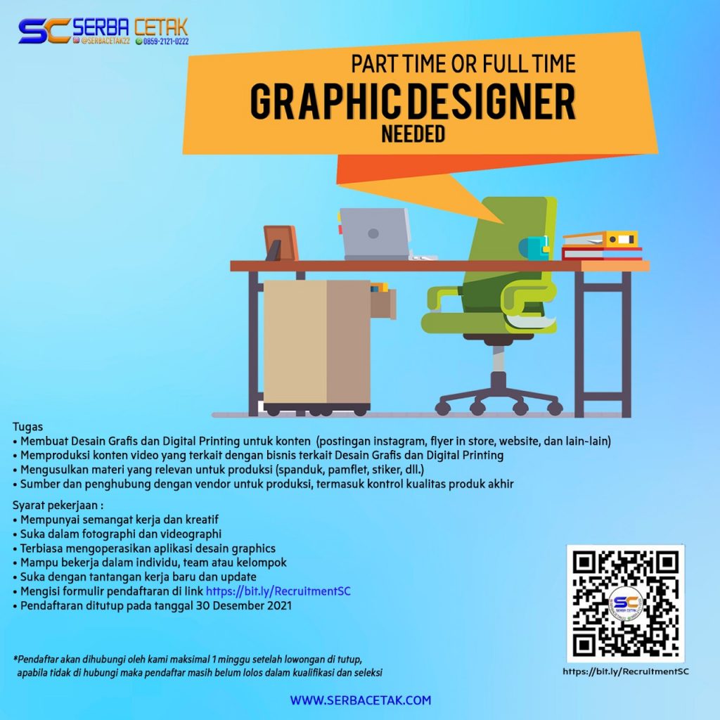 Lowongan Kerja Graphic Designer