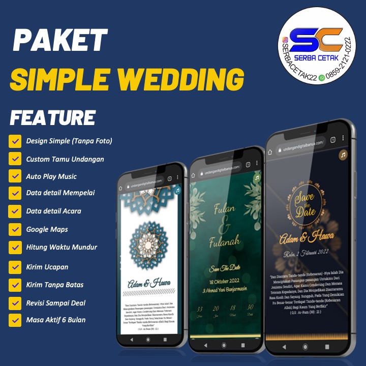 paket simple wedding