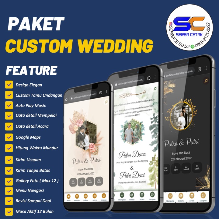 paket custom wedding