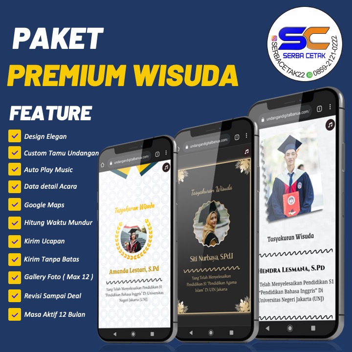 paket premium wisuda